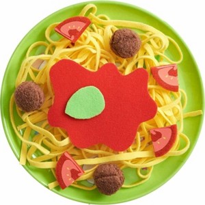 HABA Biofino Spaghetti Bolognese Polyester Pasta and Meatballs - for Pretend Role Play Dinner Fun - 1 of 4