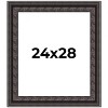 PosterPalooza | 3.5" Wide Ornate Black Picture Frame - UV Acrylic, Foam Board Backing, Hanging Hardware - 2 of 4