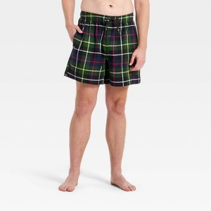 Men's Flannel Sleep Pajama Shorts - Goodfellow & Co™ - 1 of 3