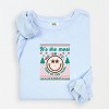 Simply Sage Market S.W.Smiley The Most Wonderful Time Smiley Lightweight Garment Dyed Sweatshirt - 2 of 4
