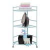 32.5" Extra Storage 3 Tier Folding Metal Corner Shelf - Breighton Home - 3 of 4