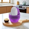 Unique Bargains Solid Color Disposable Baking Cups Aluminum Foil Greaseproof Paper 1.97"x1.18" 100 Pcs - 2 of 4