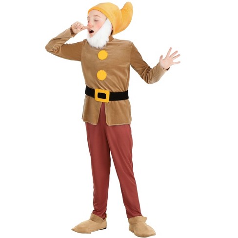 HalloweenCostumes.com Medium Boy Disney's Snow White Boy's Disney Sneezy  Dwarf Costume., Orange/Brown/Brown