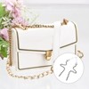 Unique Bargains Metal Corrosion-Resistant PU Leather Purse Flat Chain Strap - 4 of 4