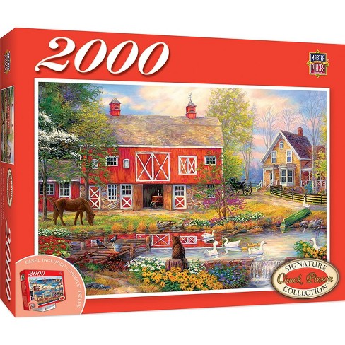 MasterPieces Inc Signature Series Adirondack Anglers 2000 Piece Jigsaw  Puzzle