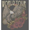 Girl's Lost Gods World Tour Eagle and Roses T-Shirt - 2 of 4