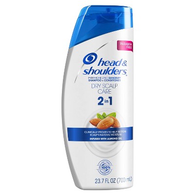 Head and Shoulders Dry Scalp Care with Almond Oil 2-in-1 Anti-Dandruff Paraben Free Shampoo + Conditioner - 23.7 fl oz