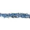 Northlight 12' x 4" Unlit Silver/Icy Blue Wide Cut Shiny Tinsel Christmas Garland - 2 of 4