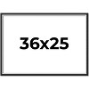 PosterPalooza | Flat Silver Picture Frame - UV Acrylic, Backing Board, Hanging Hardware Included - 2 of 4