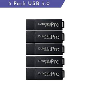 Centon MP ValuePk USB 3.0 Datastick Pro 8GB, 5Pk Bulk - Black (S1-U3P6-8G-5B)