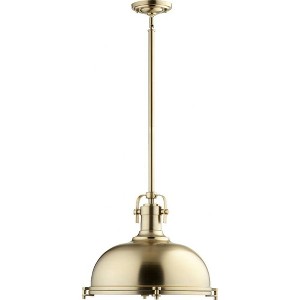 Quorum Lighting Hinge 1 - Light Pendant in  Aged Brass - 1 of 1