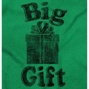 Funny Big Wrapped Christmas Present Graphic T Shirt Men or Women Brisco Brands - 1 of 4