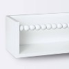 Wall Hook Shelf With Beading - White - Cloud Island™ : Target