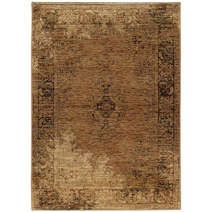 Oriental Weavers Andorra 6845D Gold/ Brown Indoor Area Rug - 3'3" x 5'2" - 1 of 4
