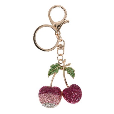 CTM Women's Dipped Cherry Classy Bag Charm