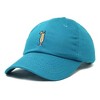Dalix Pina Colada Embroidered Cap Cotton Baseball Cute Cool Dad Hat Womens - 4 of 4