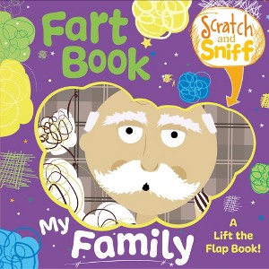 Scratch & Sniff Book: My Family Rhyming Board Book, Lift The Flap, 6 Real Smells, Funny Reading, Toddlers & Kids Ages 2+ - 1 of 4