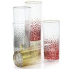 Laurie Gates California Designs Audrey Hill 6 Piece 16oz Glass Tumbler Set in Assorted Colors - 2 of 4
