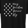Women's - Instant Message - May Freedom Fly Forever Short Sleeve Graphic T-Shirt - 2 of 4