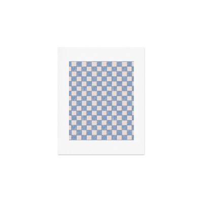 Schatzi Brown Alice Check Powder 8" x 10" Art Print - Society6