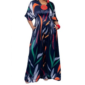 Women's Pleated Pocket Jumpsuit - Mulla - 1 of 3