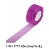 Unique Bargains Ribbon Sheer Organza Polyester 1771.65x1.57inch 1 Pc - 3 of 4