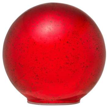 Wind & Weather Glass Ball Lights, Set of 3 - Red