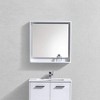 Kube Bath Bosco 30Inch Framed Mirror With Shelve - Gloss White Finish - 2 of 2