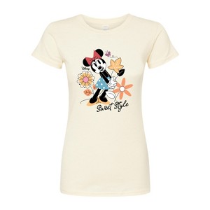 Women's - Disney - Minnie Mouse Fitted Graphic T-Shirt - 1 of 3