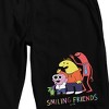 Smiling Friends Favorite Characters Men’s Black Lounge Shorts - 2 of 4