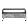 NicBex Industrial Style TV Stand with Metal Frame and Cabinets Entertainment Center with Storage for Living Room, Bedroom - 2 of 4