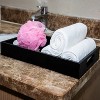 Attop Toilet Tank Tray, Bamboo Rectangular Bathroom Tray, 12.5*7.8 Inches Tray Suitable for Toilet Tank Bathroom - 3 of 4