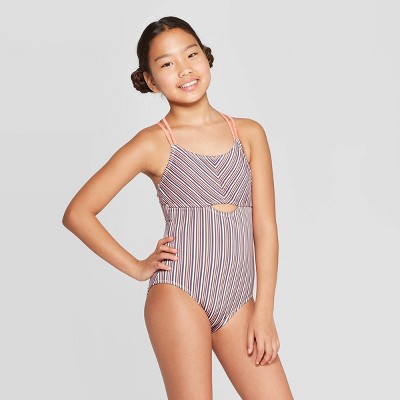 target striped one piece