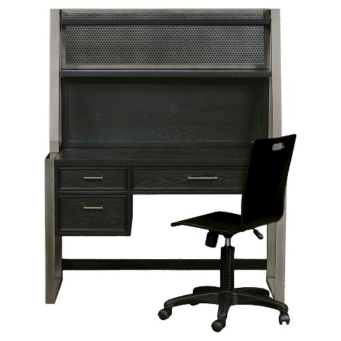 Graphite Collection Desk Hutch Only Pulaski Target