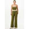Slickblue Casual Tank & Sweatpant Set, Stretch Fabric, 2 Piece Co-ord Outfit, Sporty Style, Color Options, Size S-L - 2 of 4