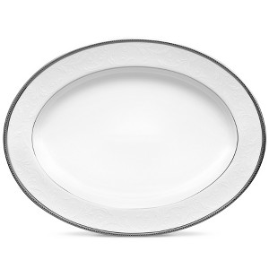 Noritake Regina Platinum Medium Oval Serving Platter - 1 of 3