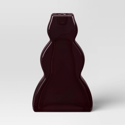 Wavy Taper Candle Holder Purple - Threshold™
