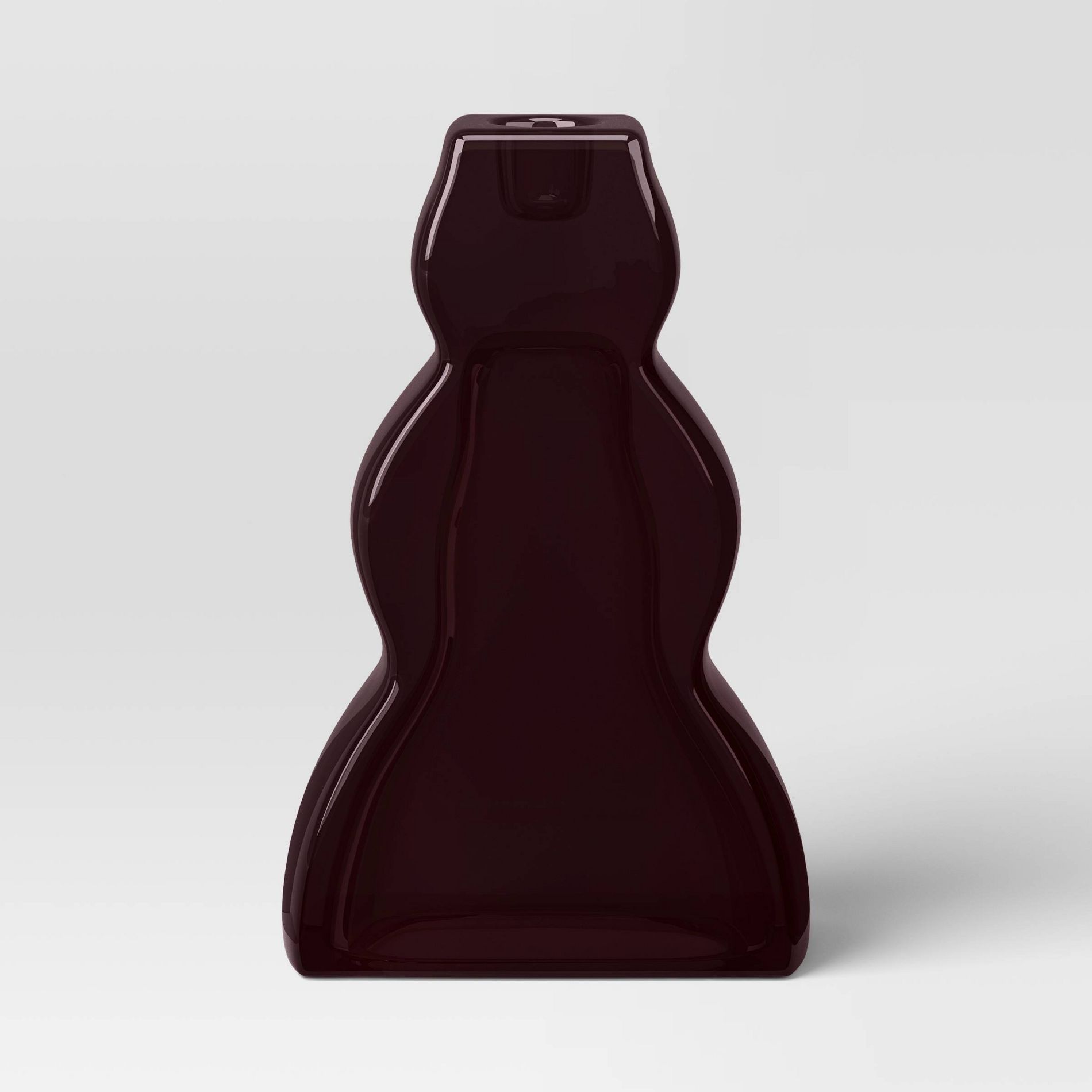 Wavy Taper Candle Holder Purple - Threshold™