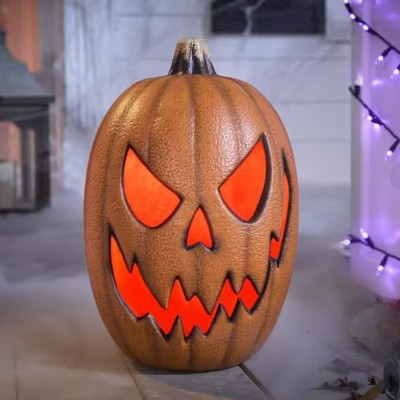 16 in Halloween Classics Plug-in LED Spooky Jack-O-Lantern