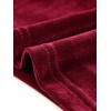 Allegra K Women's Wrap Spaghetti Strap Velvet Crop Cami Tops - 4 of 4