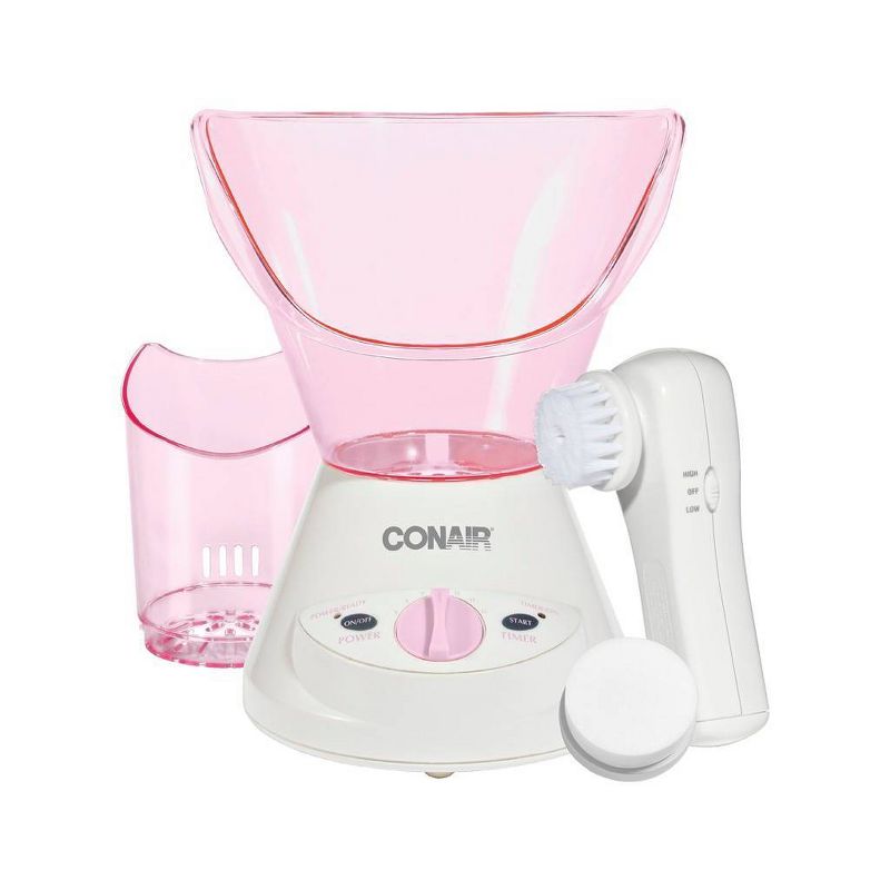 True Glow by Conair Warm Steam Facial Sauna Steamer with Facial Brush - 1ct, 1 of 13