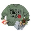Simply Sage Market Women's Graphic Sweatshirt Tinsel In A Tangle Bulb - 2 of 2