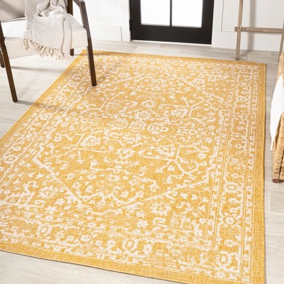 Malta Bohemian Medallion Gray 5x8 Indoor/Outdoor Area Rug