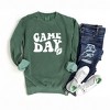 Simply Sage Market Women's  Garment Dyed Graphic Sweatshirt Game Day Football - 3 of 4
