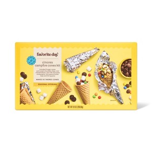 S'mores Campfire Cones Kit - 9.9oz - Favorite Day™ - 1 of 4