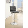 Simple Relax Set of 2 Adjustable Bar Stools with Metal Footrest - 2 of 4