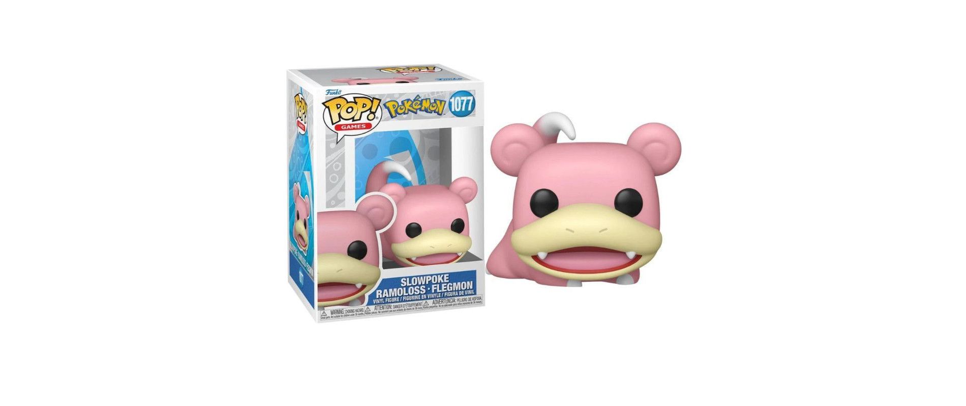 Funko Pop! Games: Pokemon - Slowpoke - Vinyl Figure #1077 #86363