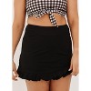 Black Ruffle Skirt w/ Bottoms - 3 of 4