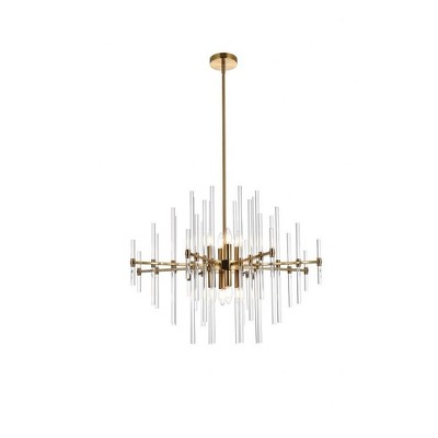 Elegant Lighting Sienna 8 - Light Pendant in  Gold