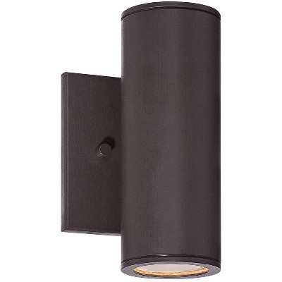 Minka Lavery Modern Outdoor Wall Light Fixture Dorian Bronze LED Dark Sky 7 3/4" for Post Exterior Barn Deck Porch Yard Patio
